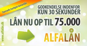 Alfalån - læs alt om udbyderen og sammenlign med andre udbydere